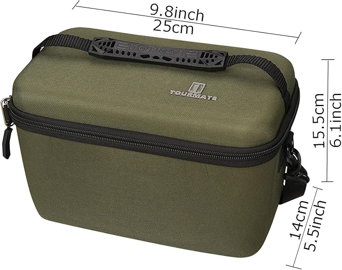 Tourmate Hard Storage Case for Anker PowerCore Reserve 192Wh Power Bank 60,000mAh LiFePO4 Portable Charger 60W Portable Power, Case Only (Army Green)