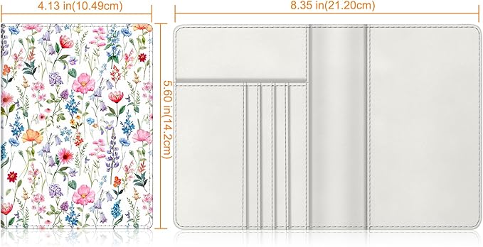 FINTIE Passport Holder, Slim Travel Wallet RFID Blocking Card Case Cover Passport Cover Protector Essentials with Credit Card Slots for Women/Men | Slim, RFID Blocking, Card Case Cover, Essentials, Credit Card Slots