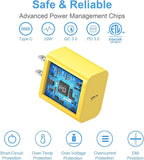 iPhone 17 16 15 Charger Fast Charging 3+3Pack 20W USB C Wall Charger with 10FT Fast Charging Cable Compatible with iPhone 17/17 Air/17 Pro/17 Pro Max/iPhone 16/15 Series, iPad Pro/AirPods -Yellow