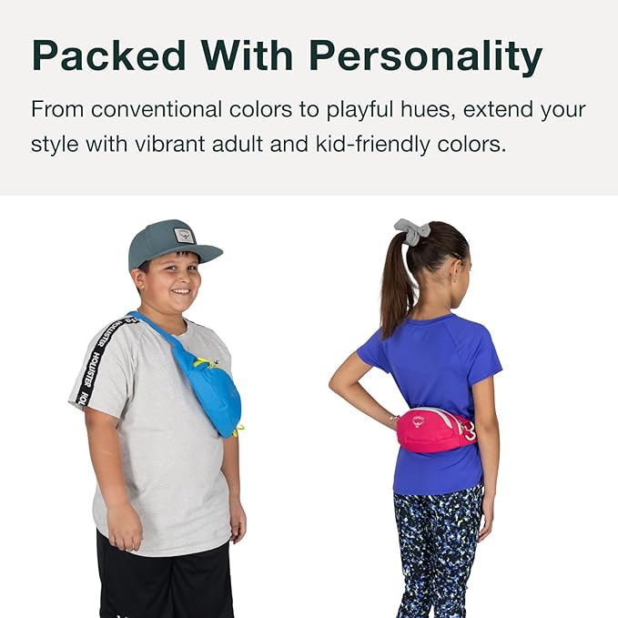 Osprey Daylite Mini Waist Pack - Lightweight Belt Bag with Crossbody Shoulder Carry Option