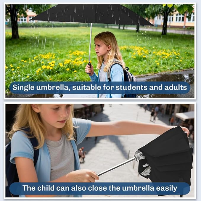 TOPSAIL 45in Compact Inverted Folding Umbrella for Travel Wind-resistant, Anti-rebound & Safe Collapsing, Portable & Sturdy Windproof Reverse Umbrellas for Rain