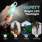 Personal Safety Alarm for Women Girls, 130dB Loud Siren with Key Chain, SOS Strobe Light, Flashlight, Double Speakers Help Kids/Elders/ Students Emergency Call, Gift for Self Defense Device