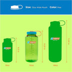 Nalgene 32 oz Wide Mouth Water Bottle | BPA-Free, Durable & Leak Proof, Lightweight Bottle for Hiking & Gym, Work & Travel