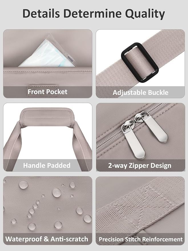 Expandable Travel Duffle Bags Weekender Overnight Bags for Women Men Hospital Bag for Women Labor Delivery with Toiletry Bag Waterproof