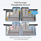 Ride on Suitcase for Kids, Hard Shell Kids Luggage with Belt, Foldable Pedal & Front Grab Handles, Hidden Cup Holder, TSA Lock, 6 Spinner Wheels, Kids Carry on Suitcase for Travel, Blue