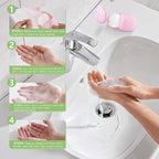SenseYo 6 Boxes (300 Sheets) Mini Disposable Portable Travel Paper Hand Soap Sheets for Outdoor, Camping Hiking