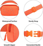 Fanny Pack Crossbody Bag for Women and Men, Belt Bag for Hiking Bum Bag with Adjustable Strap,Casual Cell Phone Pouch?Waist pack for Running Workout Sports Travel Orange