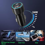 USB C Car Charger 5 Pack, Bangfun 36W Dual Port PD&QC 3.0 Fast Charging 12V USB Car Charger Cigarette Lighter Adapter Plug for iPhone 15 14 13 12 11 Pro Max SE,iPad,Samsung,Pixel(Black)