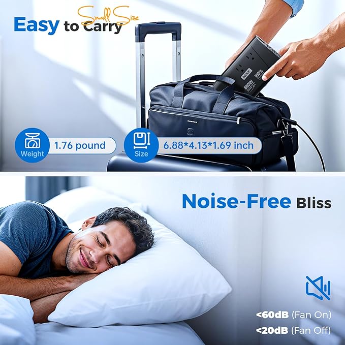 DOACE 800W Pure Sine Wave Voltage Converter US to Europe- 220V to 110V Converter for European Travel, No Limitation Step Down Transformer w/ 35W PD for Hair Straightener Curler CPAP Laptop Cell Phone