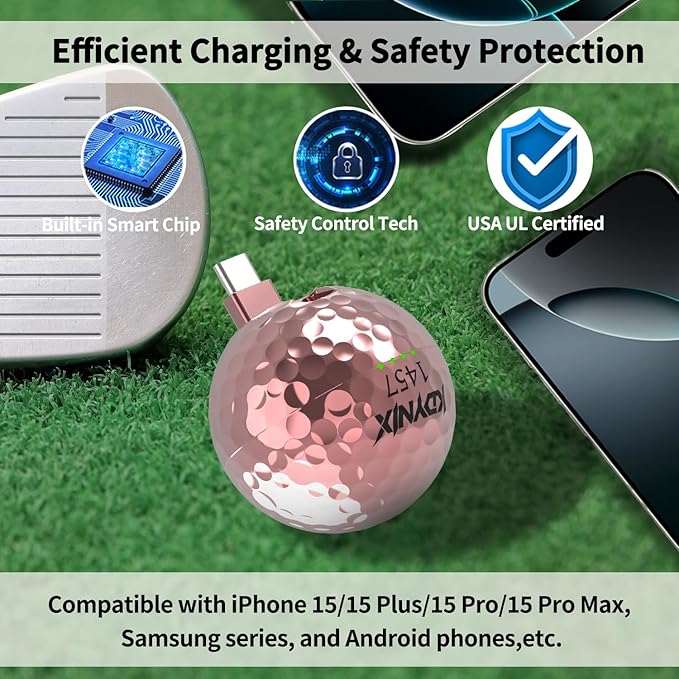 Mini Portable Charger USB C Power Bank 2000mAh Phone Charger Battery Pack Compatible with iPhone 17/17 Air/17 Pro/17 Pro Max/16/16 Plus/16 Pro/16 Pro Max/15 Series, Galaxy Series, Android etc