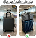 Luggage Straps for Suitcases，Multi-Use Strong Adjustable Luggage Connector Straps, Durable, Waterproof, Bungee Straps，Travel Suitcase Essential Travel Essentials (Blue 2PCS)