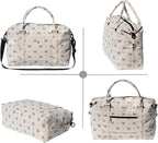 ESVAN Travel Tote Duffel Gym Bag,Weekender Overnight Carry-on Tote Crossbody Bag with Wet Pocket and Trolley Sleeve Upgraded