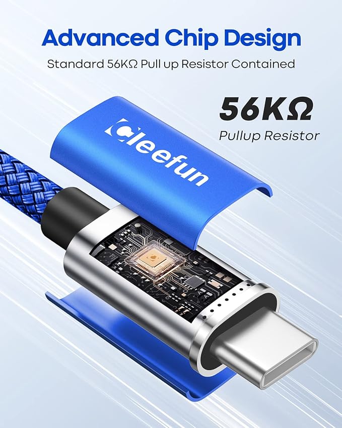 CLEEFUN USB C Cable 3ft, 5-Pack USB A to Type C Charger Cord Fast Charging for iPhone 17 16 15 Pro Max Air Plus, for Samsung Galaxy S25 S24 S23 S22 S21 S20 S10 A17 A16 A15 A56 A55 A26 A35 A36 A71