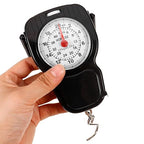 Mechanical Luggage Weight Scale 20kg with Measuring Tape Portable Hanging Hand Spring Scale for Travel and Fishing Weighing
