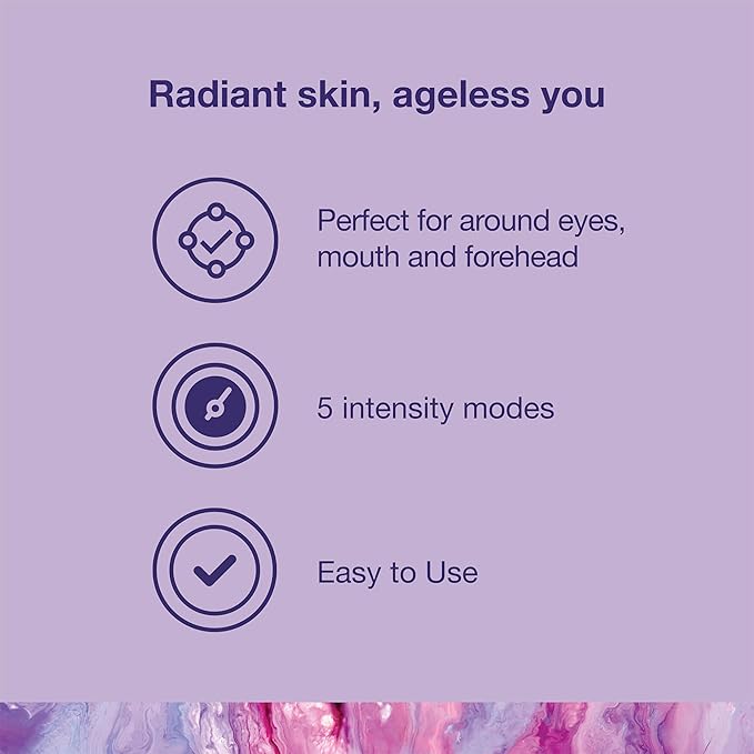 Plum Beauty Microcurrent Toning Device – Skin Tightening & Face Contour Massager, Self-Care Gifts for Women