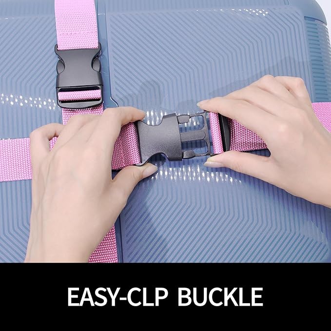 Luggage Straps 2-80Pink