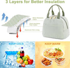Bluboon Lunch Box for Women Cute Lunch Bag Reusable Insulated Lunch Bags Large Capacity Lunchbox Cooler for Work Picnic or Travel gifts for women