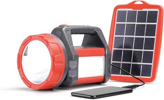 d.light T200 Portable Solar Lantern and Mobile Phone Charger for Camping
