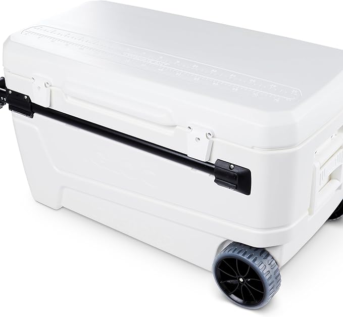 Igloo Maxcold Glide 110Qt Wheeled Cooler | Insulated Hard Shell Ice Chest