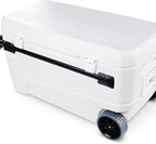 Igloo Maxcold Glide 110Qt Wheeled Cooler | Insulated Hard Shell Ice Chest