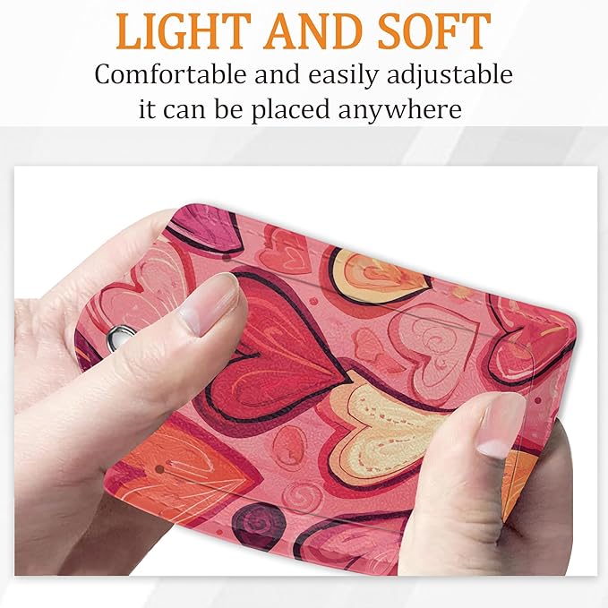 Love Luggage Tags for Suitcases, 3 Pack Leather Bag Tag Identifiers with Stainless Steel Loop and Address Card for Men Women