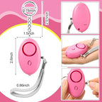 Kanayu 76 Pcs Personal Alarm Bulk 130DB Safe Sound Emergency Safety Self Defense Security Alert Keychain with Led Light Personal Protection Alarm for Women Girls Kids Elderly (Pink Color)