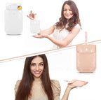 2 Pieces Travel Bra Wallet for Women Hidden Bra Wallet Pickpocket Proof Under Clothes Money Belt Pouch Secret for Passport Money Valuables(4 x 5.4 Inch,White, Pink)