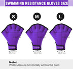 TAGVO Aquatic Gloves for Helping Upper Body Resistance, Webbed Swim Gloves Well Stitching, No Fading, Sizes for Men Women Adult Children Aquatic Fitness Water Resistance Training