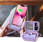 Portable Charger Power Bank Case for Swyop/for Feob/for Charmast/for JEJILL/for LanLuk/for VEGER/for iWALK/for Taegila/for Kuulaa and More Small Charging Battery Pack - Bag Only (Purple)