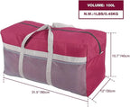 REDCAMP Foldable Travel Bag, Large Sports Bag, 75L/96L/100L, Lightweight Waterproof Tote Bag