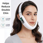 V-Face Machine and Electric Double Chin Device with 15 Gear Adjustable Intensities and 8 Modes – Intelligent Double Chin Machine for V-face. Free 3D Face Roller for Skin Care