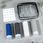 Travel Bottles for Toiletries, TSA Approved Travel Size Containers, Leak Proof Silicone Shampoo Bottles, Small Toiletry Containers with Clear Bag for Shampoo Conditioner Lotion