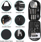 12-Piece Camping Kitchen Utensil Set – Portable Outdoor Cooking Utensils for Camping, RV, Backpacking & BBQ | Complete Camp Kitchen Gear Set with Carry Bag, Grilling Tools & Cooking Accessories