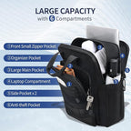 Jetviivid Tactical Messenger Bag for Men, 13''-14'' Laptop Shoulder Bag, Vertical Crossbody Bag Computer Work Sling Bag for 12.9'' Tablet Carrying Case MOLLE Briefcase
