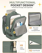 coofay Large Travel Backpack For Women Men Airline Approved Carry On Backpack Flight Approved Waterproof Sports Luggage Backpack Casual Daypack Small Hiking Backpack