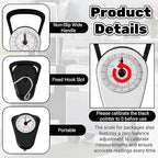 4 Pack Luggage Weight Scale, 80 Lbs Portable Fishing Hanging Scale with Tape Measure and Hook, Dual Unit Travel Suitcase Kitchen Dial Weight Scale for Shopping Traveling Food Weighing