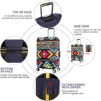 Travel Luggage Cover Elastic Sleeve 26"-28" Anti-Scratch Suitcase Protector Cover Size L, Bohemia