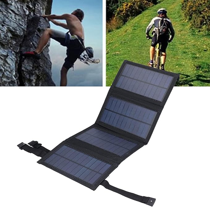 20W USB Solar Panel, Portable Foldable Oxford Cloth Solar Cells Charger for Mobile Phones, Tablets, Computers