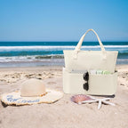 Bluboon Waterproof Beach Tote Pool Bags for Women Ladies Extra Large Carry On Bag With Wet Compartment for Weekender Travel