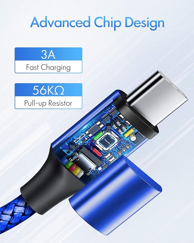 etguuds USB C to USB C Cable 2ft, 2-Pack 60W USBC to USBC Cord, Type C to C Charger Cable Fast Charging for iPhone 17 16 15 Pro Max Plus Air, Samsung Galaxy S25 S24 S23, for MacBook/iPad, Pixel