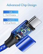 etguuds USB C to USB C Cable 2ft, 2-Pack 60W USBC to USBC Cord, Type C to C Charger Cable Fast Charging for iPhone 17 16 15 Pro Max Plus Air, Samsung Galaxy S25 S24 S23, for MacBook/iPad, Pixel