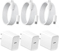 iPhone 17 16 15 Charger Fast Charging 20W Apple USB C Adapter Fast Charger Comes with 3FT C to C Woven Charging Cable Compatible with iPhone Air/17 Pro Max/16 Pro/16e/15 Plus,iPad Pro/Air/Mini,AirPods