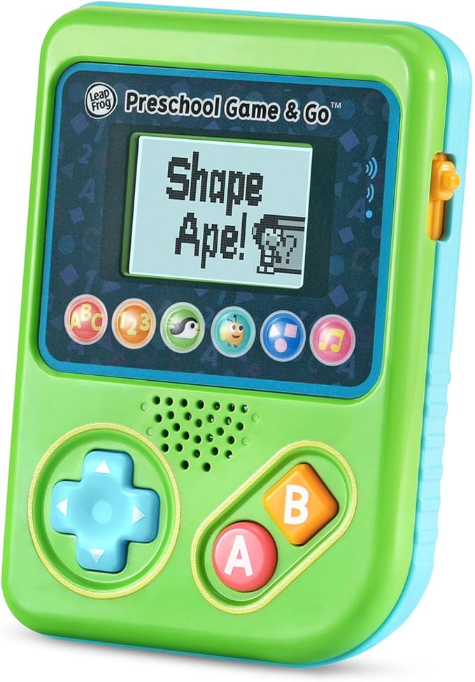 LeapFrog Preschool Game and Go Handheld Video Game Toy, Green