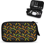 Skateboard Electronic Accessories Carry Case Large Electronics Organizer Travel Case Portable Cord Organizer Travel for Cable Charger Phone Earphone