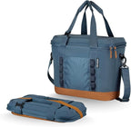 CleverMade Pacifica Collapsible Cooler Bag – Medium Portable Cooler Bag for Travel, Foldable Insulated Cooler for Beach, Picnic & Road Trips, Holds Up to 30 Cans, Leakproof Soft Carry Cooler - Ocean