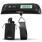 TravelArim Portable Luggage Scale Travel Digital, 110lb/50kg Suitcase Luggage Weight Scale with Hook, Backlight LCD Display with Battery Included