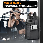 Magnetic Gym Bag for Women and Men, Magnetic Water Bottle Holder with Strap and Phone Pocket
