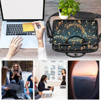 Laptop Shoulder Bag for Women Men, Waterproof Computer Case Messenger Bag Briefcase for Business Office Travel