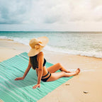 YSYJ Oversized Turkish Beach Towel Giant XXL Beach Towel Quick Dry Sand Free Extra Large Turkish Lightweight XL Beach Blanket for Travel Teal