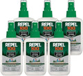 Repel 100 Insect Repellent, 4 Ounces, With DEET, 10-Hour Protection Long- Lasting Insect Repellent Pump Spray Repels Mosquitoes, Ticks, Gnats, Biting Flies, Chiggers And Fleas, 6 Pack